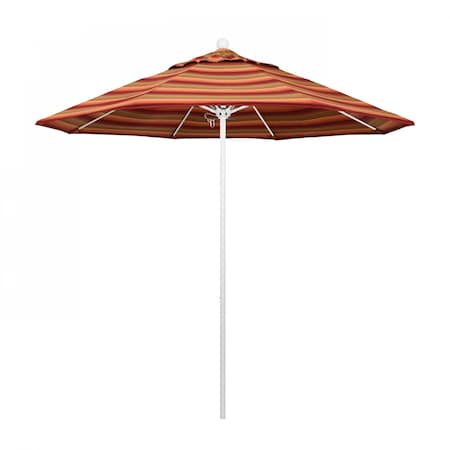 California Umbrella Patio Umbrella, Octagon, 103" H, Sunbrella Fabric, Astoria Sunset 194061007501