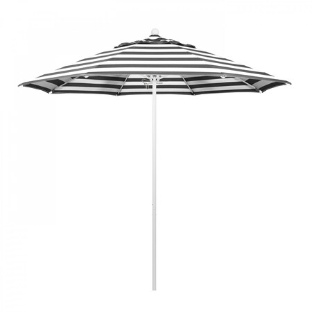 California Umbrella Patio Umbrella, Octagon, 103" H, Sunbrella Fabric, Cabana Classic 194061007556
