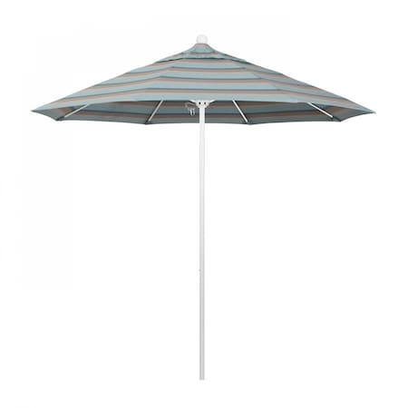 California Umbrella Patio Umbrella, Octagon, 103" H, Sunbrella Fabric, Gateway Mist 194061007570