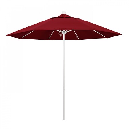 California Umbrella Patio Umbrella, Octagon, 103" H, Olefin Fabric, Red 194061007631