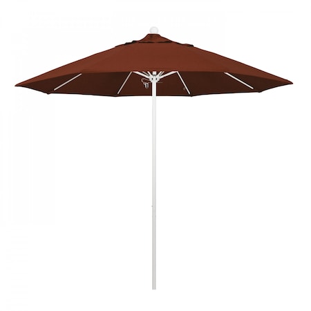 California Umbrella Patio Umbrella, Octagon, 103" H, Olefin Fabric, Terracotta 194061007716