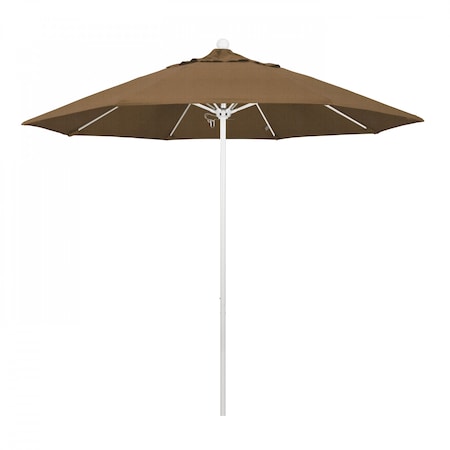 March Patio Umbrella, Octagon, 103" H, Olefin Fabric, Woven Sesame ALTO908170-F76