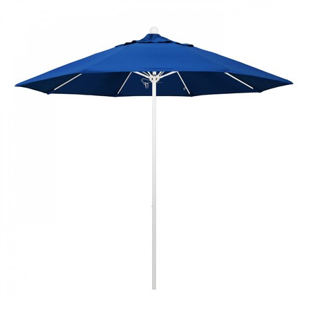 CALIFORNIA UMBRELLA Patio Umbrella, Octagon, 103" H, Pacifica Fabric, Pacific Blue 194061007815