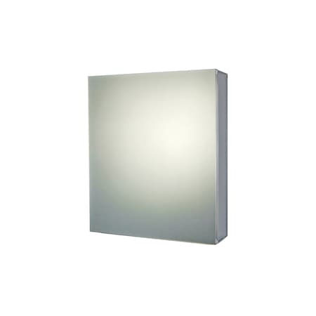 Ketcham 16" x 26" Surface Mounted/Recessed Polished Edge Medicine Cabinet AL-1626PE