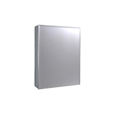 Ketcham 16" x 30" Surface Mounted/Recessed Beveled Edge Medicine Cabinet AL-1630BV