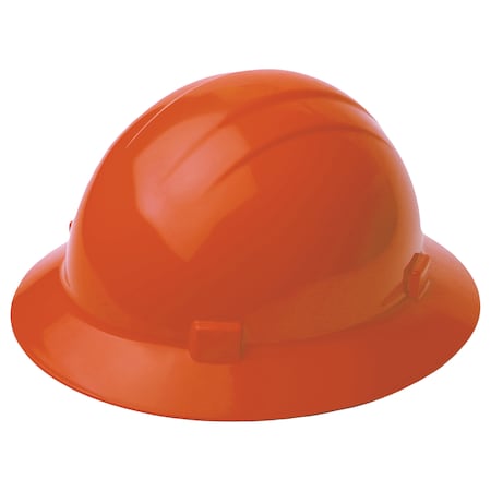 Deltaplus Hard Hat, Americana, Polyethylene, 4 Point Ratchet, Type 1, Class E, Orange WEL19223OR