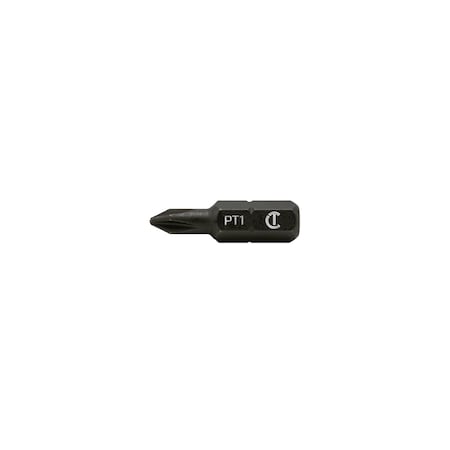 Apex Tool Group Bit, 1", Phillips, Recessed, Ph1, 50 pcs. AMB1PT1-50
