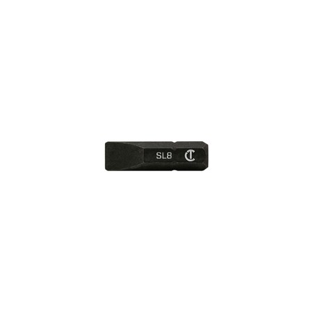 Apex Tool Group Bit, 1" Slotted 8-10, 2 pcs. AMB1SL8-2