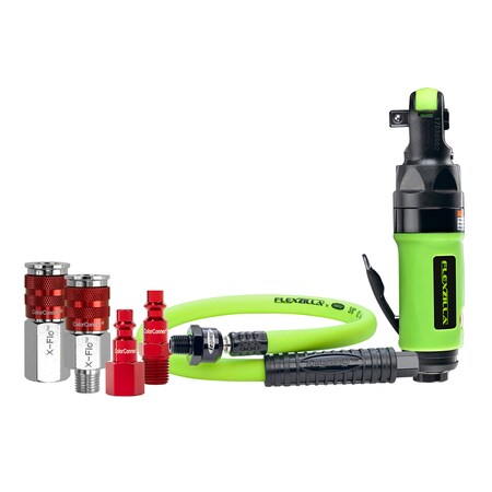 Flexzilla Reactionless Mini Air Ratchet Kit, 3/8 AT8530FZ
