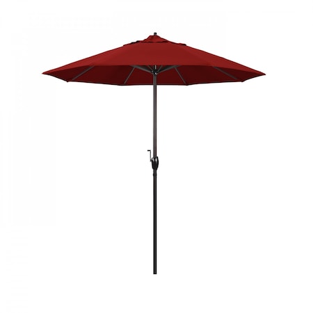 Patio Umbrella, Octagon, 97.88" H, Sunbrella Fabric, Jockey Red