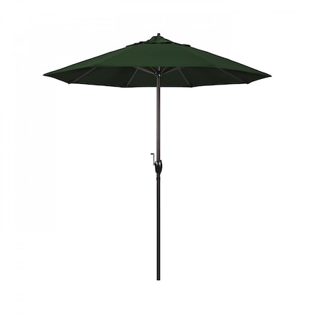 California Umbrella Patio Umbrella, Octagon, 97.88" H, Pacifica Fabric, Hunter Green 194061008812