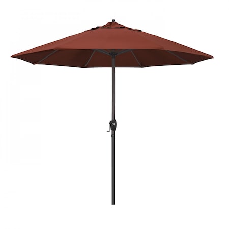 California Umbrella Patio Umbrella, Octagon, 102" H, Sunbrella Fabric, Terracotta 194061009130