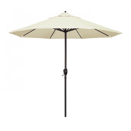 California Umbrella Patio Umbrella, Octagon, 102" H, Sunbrella Fabric, Canvas 194061009154