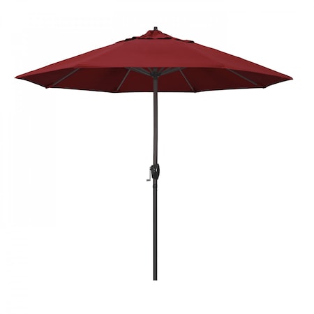 California Umbrella Patio Umbrella, Octagon, 102" H, Pacifica Fabric, Red 194061009581