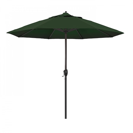 California Umbrella Patio Umbrella, Octagon, 102" H, Pacifica Fabric, Hunter Green 194061009710