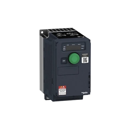 Schneider Electric Variable Frequency Drive, 2 HP, 4.1A ATV320U15N4C