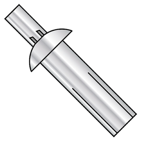 Zoro Select 1/4X9/16 UNIVERSL ALUM DRIVE RIVET ALUMINUM 14563AUA