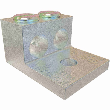 Ilsco Aluminum Mechanical Lug, onductor, PK4 AU-0-EC