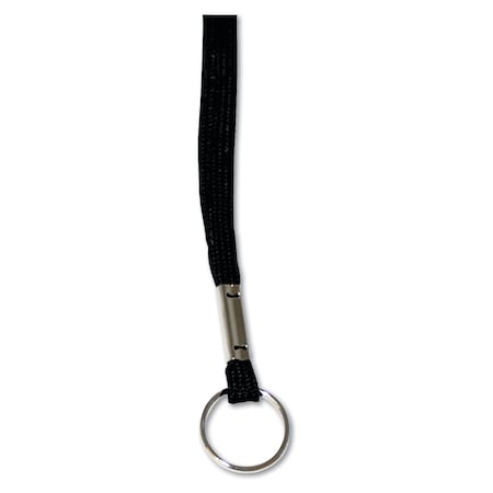 Advantus Lanyards, 36", Cotton/Nylon, Black Coated, 24 PK 75423