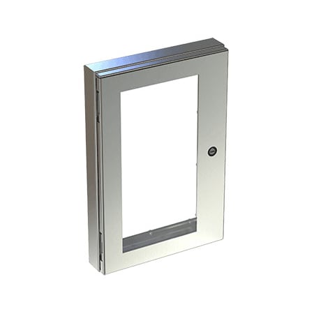 Nvent Hoffman Type 4 and 4x Deep, Hinged Window Kits, 1 AWDH2016N4SS