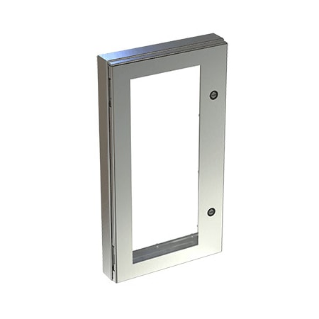 Nvent Hoffman Type 4 and 4x Deep, Hinged Window Kits, 2 AWDH2416N4SS