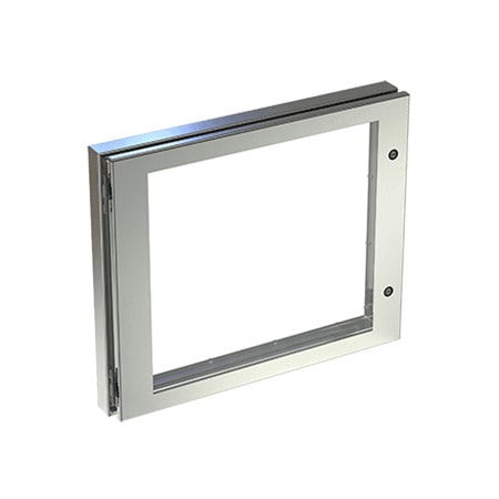 Nvent Hoffman Type 4 and 4x Deep, Hinged Window Kits, 2 AWDH2430N4SS