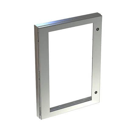 Nvent Hoffman Type 4 and 4x Deep, Hinged Window Kits, 2 AWDH3024N4SS