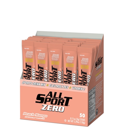 All Sport Sports Drink Mix, Peach Mango, PK50 10125027