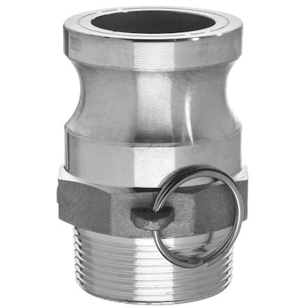 Usa Industrials Cam and Groove Fitting, Aluminum, F, 1/2" Adapter x 1/2" Male NPT BULK-CGF-144