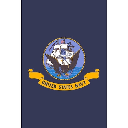 Annin Flagmakers Flag, US Navy Seal, Garden, 12" x 18" 379402