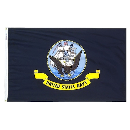 Annin Flagmakers Flag, US Navy, Big N, 3 ft. x 5 ft. 3956