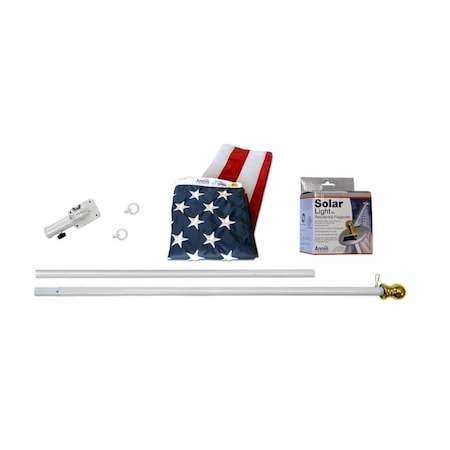 Annin Flagmakers The Mansion Set, 6ft. Pole w/U.S. Flag 42914