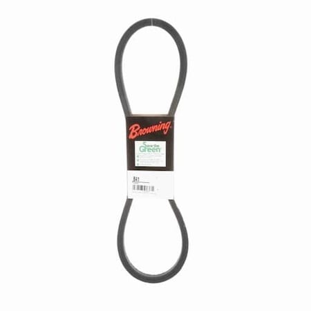 Zoro Select B41 Classical V-Belt, 44 in Outside Length, 21/32 in Top Width, 1 Ribs 42W407