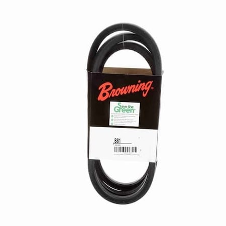 Zoro Select B81 Classical V-Belt, 84 in Outside Length, 21/32 in Top Width 51EU33