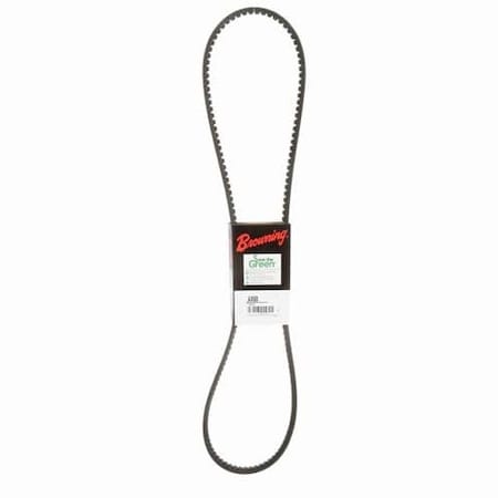 Zoro Select AX60 Cogged, Classical V-Belt, 62 in Outside Length, 1/2 in Top Width, 5/16" Thickness, 1 Ribs 162R24