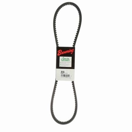 Zoro Select BX46 Cogged, Classical V-Belt, 49 in Outside Length, 21/32 in Top Width, 1 Ribs 46U057