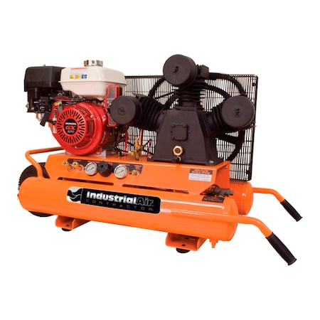 Industrial Air Wheelbarrow Air Compressor, Gas, 9gal., 9HP CTA9090980.ES