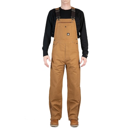 Berne Bib, Overall, Original, Unlined Duck, 42x28, 28 in. Inseam, Brown Duck, 42 in. X 28 in. B1067