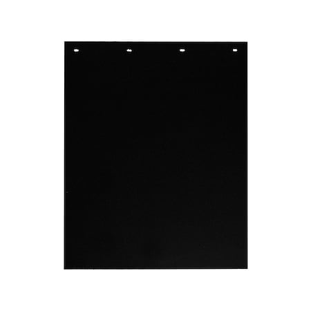 Buyers Products Mudflap, Black, Polymer, 24" x 24", PK2, 2 PK B24PSRPB