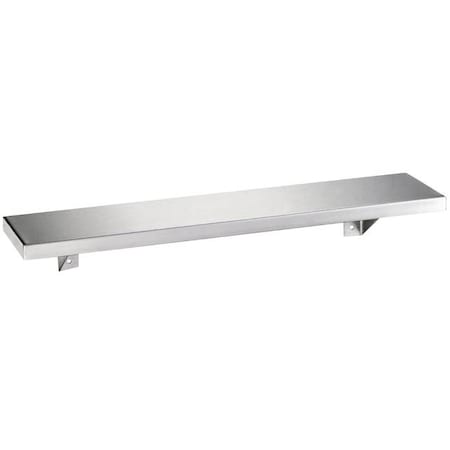 Bobrick B29824 Satin Stainless Steel Shelf B298X24