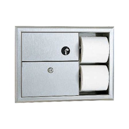 Bobrick B3094 Satin Stainless Steel Dispenser B3094