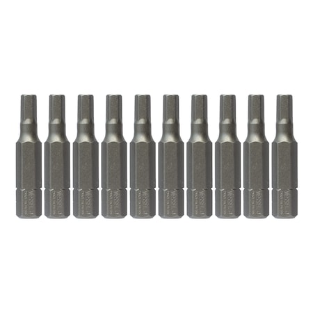 Vessel Insert Bit 1/4" Hex, H4x33.3H, PK10 B33H4333H