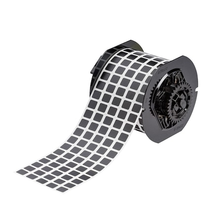 Brady Pre-Cut Label Stock Roll, Black, Matte B33-12-8117