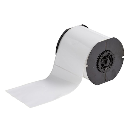 Brady Pre-Cut Label Stock Roll, White, Gloss B33-25-423