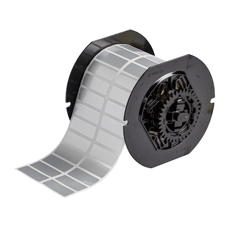 Brady Pre-Cut Label Stock Roll, Silver, Gloss B33-37-435