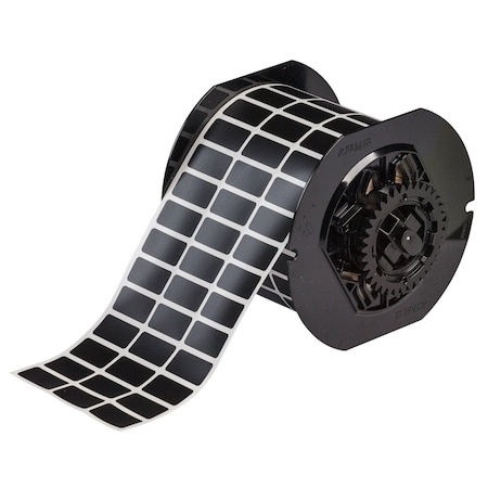 Brady Pre-Cut Label Stock Roll, Black, Matte B33-5-8117