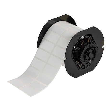Brady Pre-Cut Label Stock Roll, White, Gloss B33-6-423
