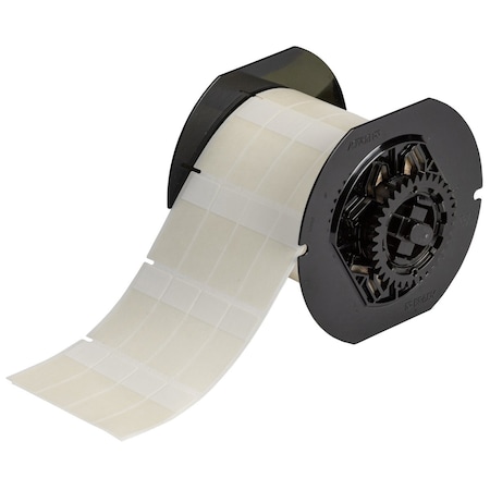 Brady Wraparound Label, Clear, Vinyl, 3/4 in W B33-73-417