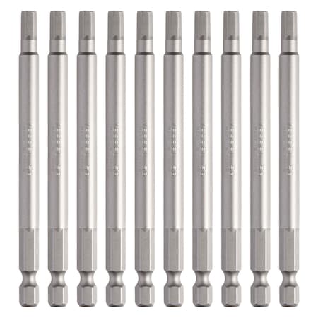 Vessel Power Bit 1/4" Hex B, H5x100G, PK10 B35H5100G