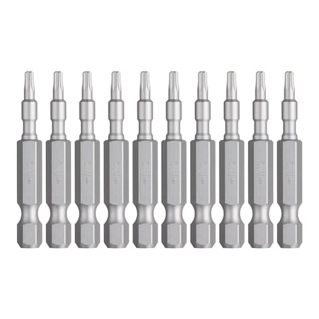 Vessel Power Bit 1/4" Hex B, T10x49H Repl, PK10 B35MM,BCT1049HRB